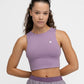 Débardeur crop top trail running femme Phoenix Lilac
