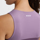 Débardeur crop top trail running femme Phoenix Lilac