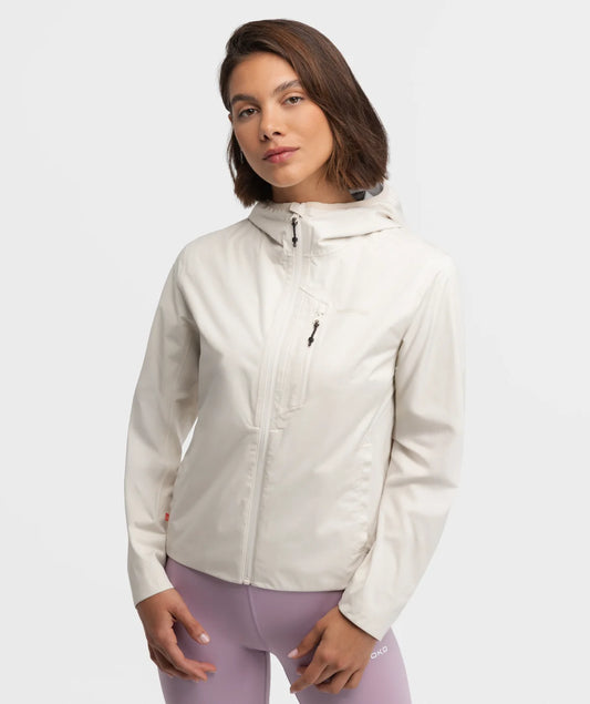 Veste randonnée imperméable ultralégère femme Velora Sand