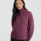Veste randonnée imperméable ultralégère femme Velora Purple