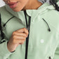 Veste randonnée hardshell femme Lac Léman