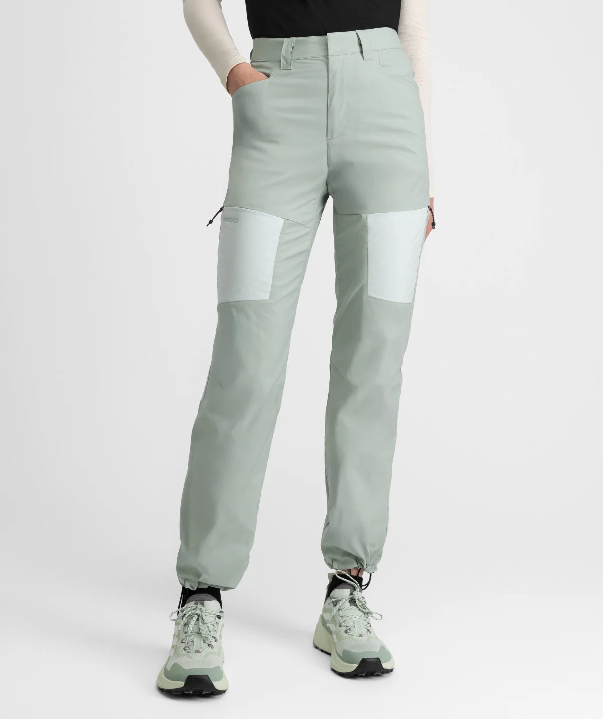 Pantalon randonnée léger femme Vortex Green