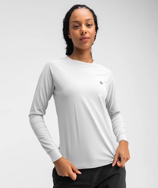 T-shirt randonnée manches longues femme Ascend