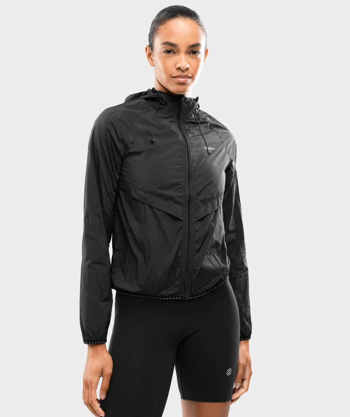 Veste coupe-vent running femme Alia Black