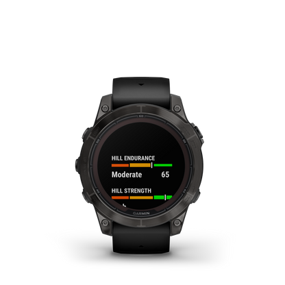 fēnix®  7 Pro Sapphire Solar Edition Titane avec revêtement en Carbon Gray DLC et bracelet noir