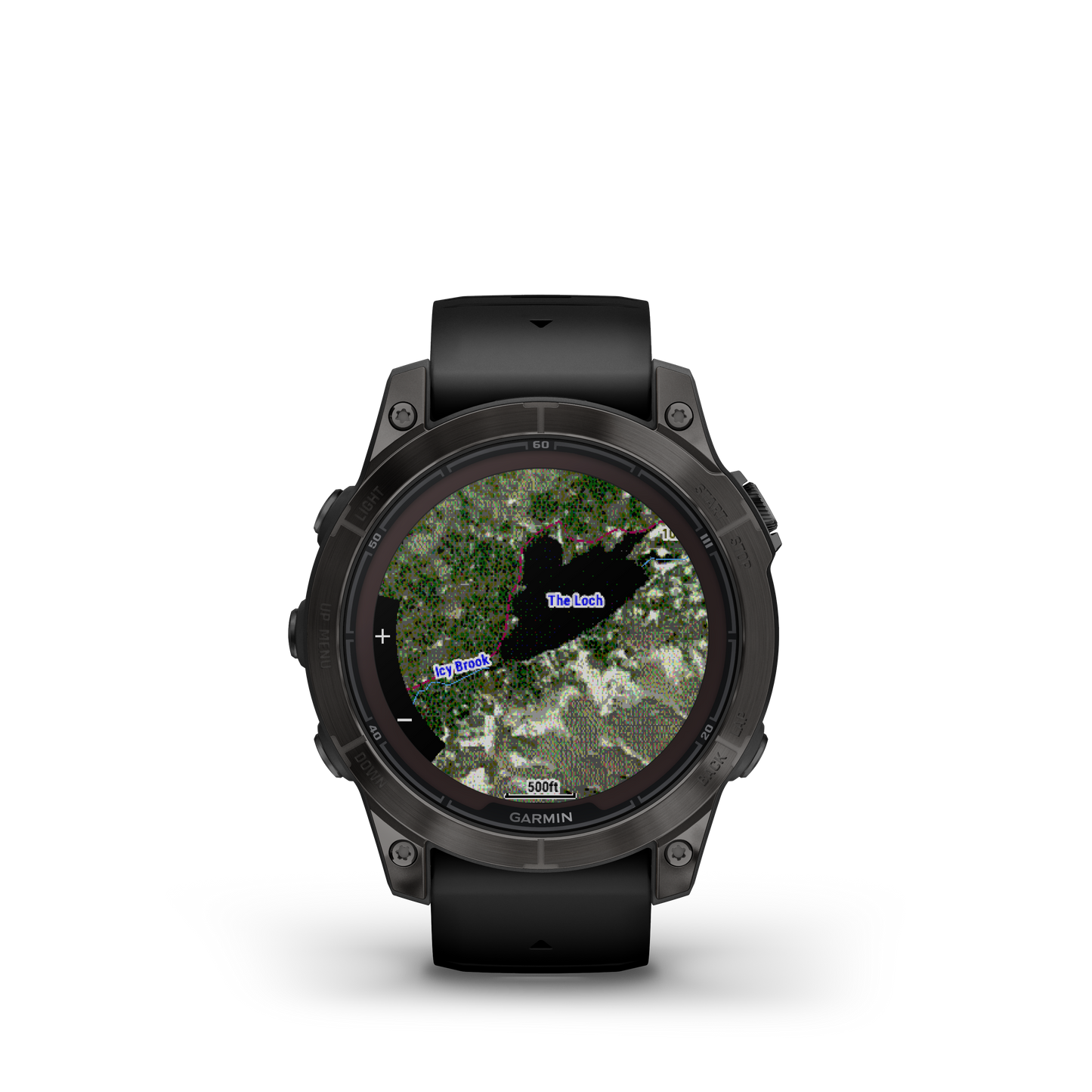 fēnix®  7 Pro Sapphire Solar Edition Titane avec revêtement en Carbon Gray DLC et bracelet noir