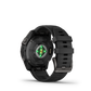 fēnix®  7 Pro Sapphire Solar Edition Titane avec revêtement en Carbon Gray DLC et bracelet noir