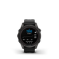 fēnix®  7S Pro Sapphire Solar Edition Titane avec revêtement Carbon Gray DLC et bracelet noir