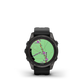 fēnix®  7S Pro Sapphire Solar Edition Titane avec revêtement Carbon Gray DLC et bracelet noir