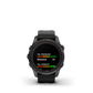 fēnix®  7S Pro Sapphire Solar Edition Titane avec revêtement Carbon Gray DLC et bracelet noir
