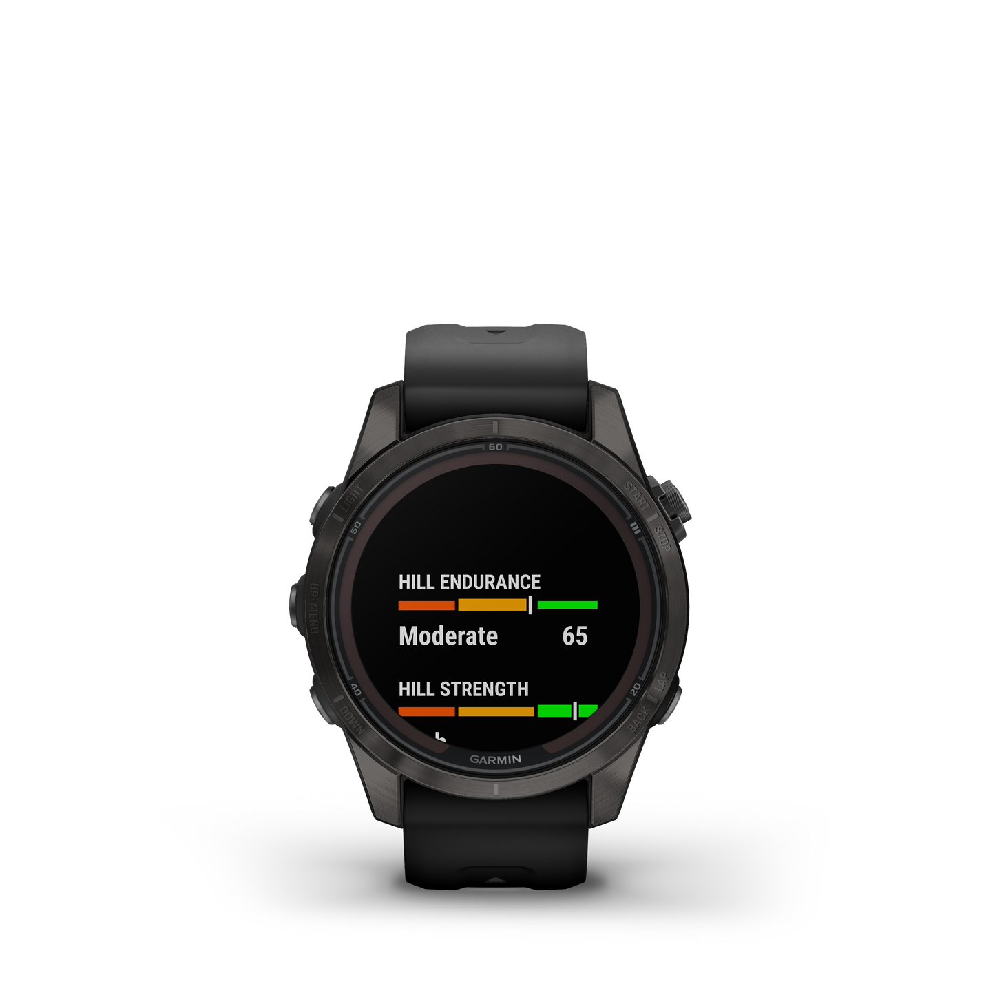 fēnix®  7S Pro Sapphire Solar Edition Titane avec revêtement Carbon Gray DLC et bracelet noir
