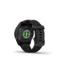 fēnix®  7S Pro Sapphire Solar Edition Titane avec revêtement Carbon Gray DLC et bracelet noir