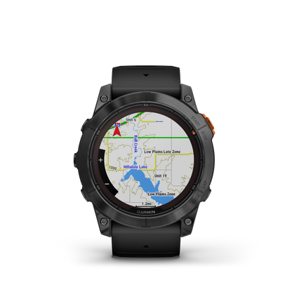 fēnix® 7X Pro – Solar Edition Gray avec bracelet noir