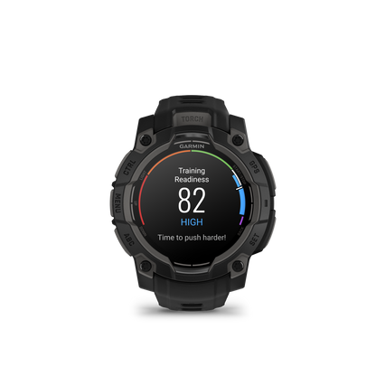Montre GPS Garmin Instinct 3 AMOLED - 45 mm Noir avec Bracelet en Silicone Noir
