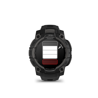 Montre GPS Garmin Instinct 3 AMOLED - 45 mm Noir avec Bracelet en Silicone Noir