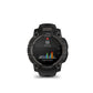 Montre GPS Garmin Instinct 3 AMOLED - 45 mm Noir avec Bracelet en Silicone Noir
