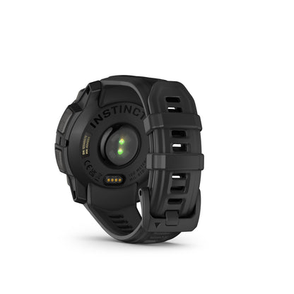 Montre GPS Garmin Instinct 3 AMOLED - 45 mm Noir avec Bracelet en Silicone Noir