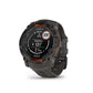 Montre GPS Garmin Instinct 3 Solar - 50 mm Noir avec Bracelet en Silicone Gris Charcoal