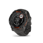 Montre GPS Garmin Instinct 3 Solar - 50 mm Noir avec Bracelet en Silicone Gris Charcoal