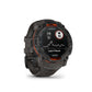 Montre GPS Garmin Instinct 3 Solar - 50 mm Noir avec Bracelet en Silicone Gris Charcoal