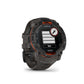 Montre GPS Garmin Instinct 3 Solar - 50 mm Noir avec Bracelet en Silicone Gris Charcoal