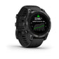 Montre  Garmin Epix Pro Gen 2 Standard Edition | 47 mm Gray avec bracelet noir.