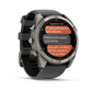 Montre GPS Garmin fēnix® 8 Pro – 51 mm, AMOLED Sapphire, Titanium avec bracelet en silicone graphite/noir