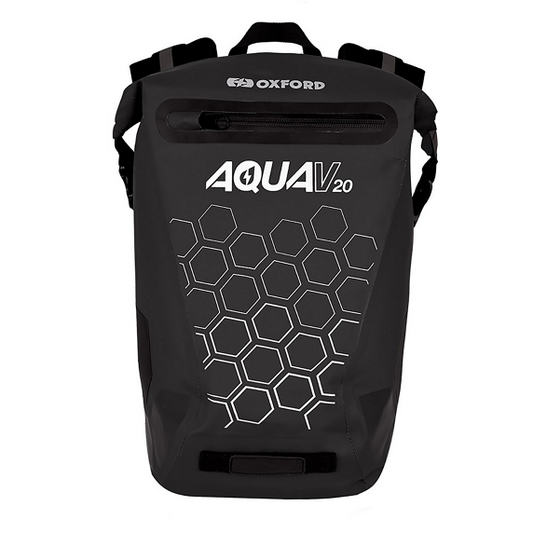 Sac à dos vélo étanche Oxford Aqua V20 - 20 litres 100% étanche, visible et résistant