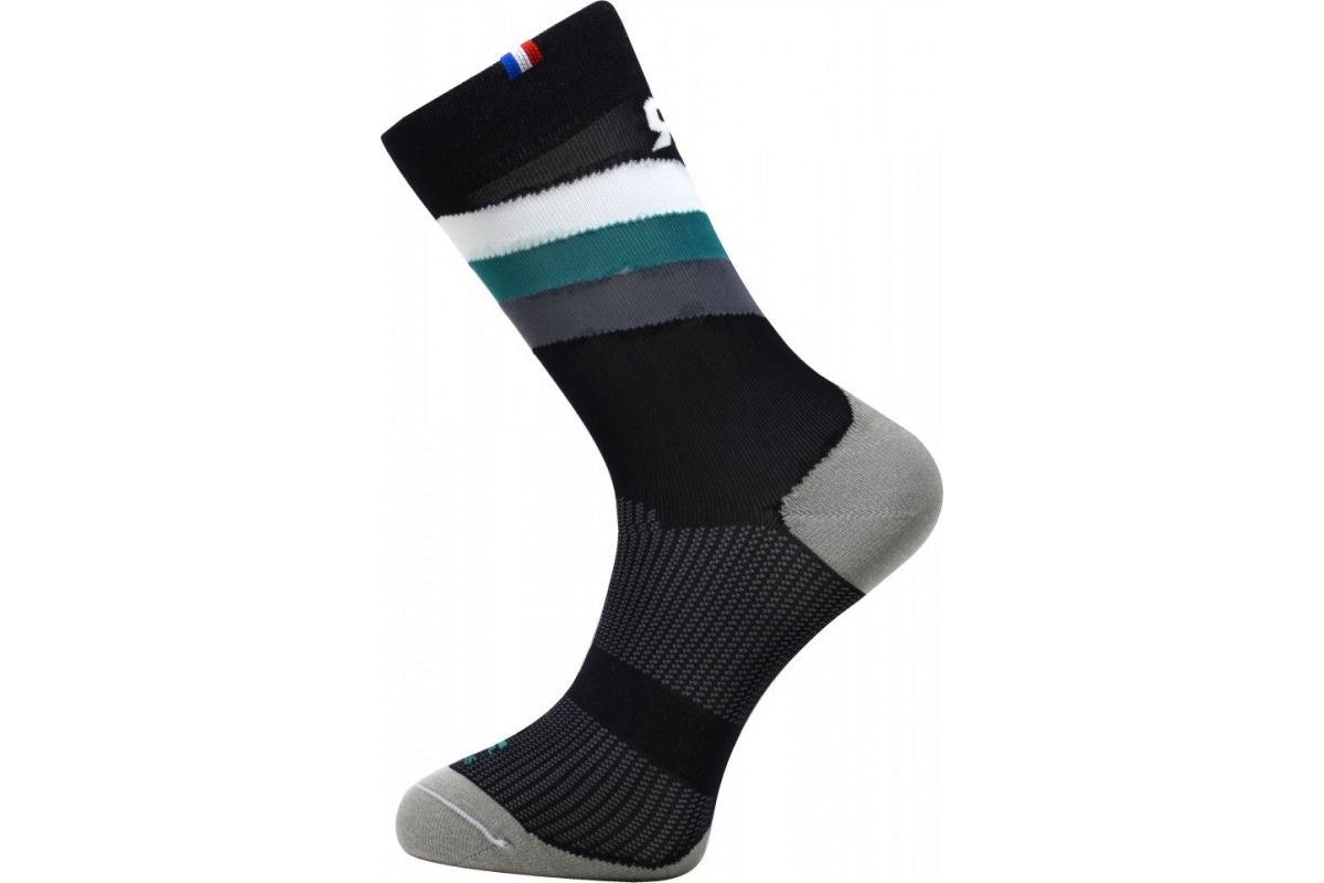 Chaussettes Rafalsocks   Stripes Black White Green