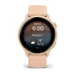 Montre Connectée Garmin Vívoactive 6 Metallic Pink Dawn avec bracelet rose pêche
