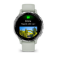 Montre de Sport Garmin Venu 3S boîtier  acier inoxydable et bracelet en silicone vert sauge