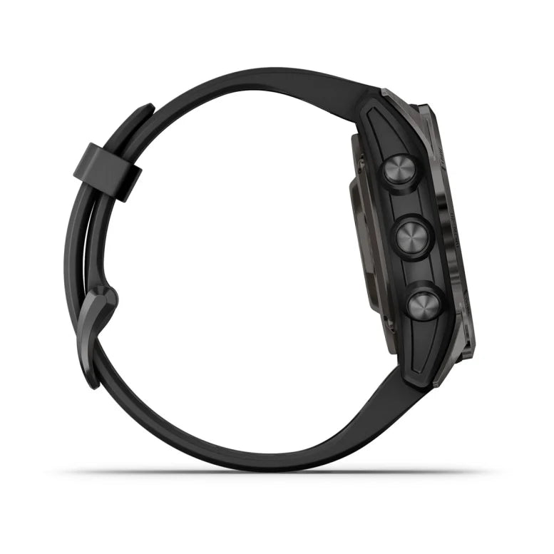 Montre  Garmin Epix Pro Gen 2 Sapphire Titane 42mm  Carbon Gray DLC et bracelet noir