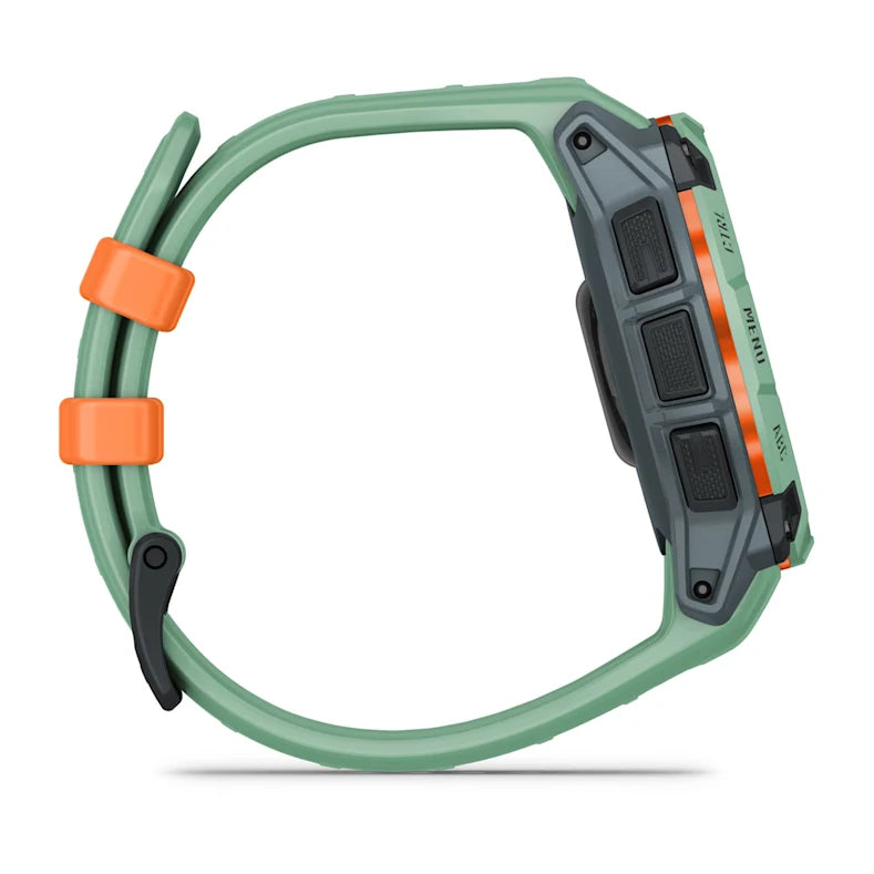 Montre GPS Garmin Instinct 3 AMOLED -45mm. Vert d'eau avec bracelet vert d'eau