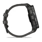 Montre GPS Garmin Instinct 3 AMOLED - 50 mm Noir avec Bracelet en Silicone Gris Charcoal