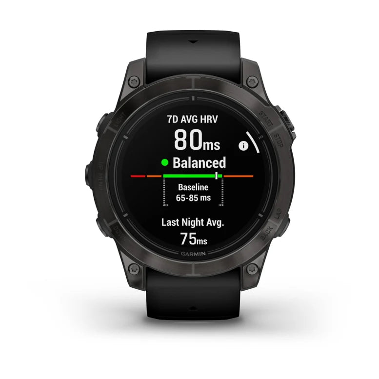 Montre  Garmin Epix Pro Gen 2 Sapphire Titane 47mm Noir Carbon Gris
