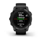 Montre  Garmin Epix Pro Gen 2 Standard Edition | 47 mm Gray avec bracelet noir.