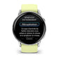 Montre de Sport Garmin Venu® 4 - 45 mm Silver avec bracelet en silicone jaune citron