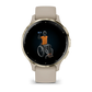 Montre de Sport Garmin Venu® 3S boîtier OR et bracelet en silicone lin