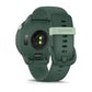 Montre Connectée Garmin vívoactive 6 Metallic Jasper Green avec bracelet vert sapin