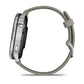 Montre de Sport Garmin Venu® 4 - 45 mm Silver avec bracelet en silicone gris