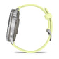 Montre de Sport Garmin Venu® 4 - 45 mm Silver avec bracelet en silicone jaune citron