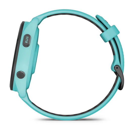Forerunner® 265 turquoise avec bracelet en silicone turquoise/noir