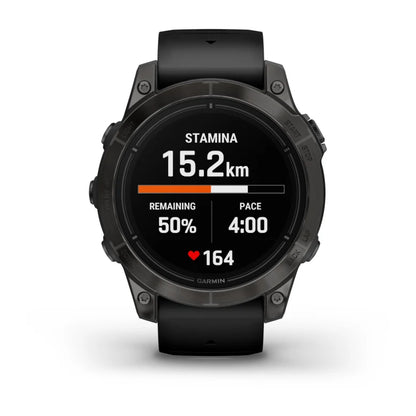 Montre  Garmin Epix Pro Gen 2 Sapphire Titane 47mm Noir Carbon Gris