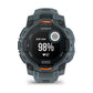 Montre GPS Garmin Instinct 3 Solar - 45 mm Bleu crépuscule avec bracelet bleu crépuscule