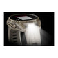 Montre GPS Garmin Fénix 8 AMOLED - 43 mm Sapphire Titane Soft Gold avec Bracelet en Silicone Gris Beige