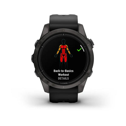 Montre  Garmin Epix Pro Gen 2 Sapphire Titane 47mm Noir Carbon Gris