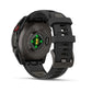 Montre GPS Garmin fēnix® 8 Pro – 47 mm, AMOLED Sapphire, Titane Carbon Gray DLC avec bracelet en silicone noir/gris galet