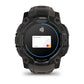 Montre GPS Garmin Instinct 3 AMOLED - 50 mm Noir avec Bracelet en Silicone Gris Charcoal