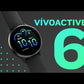 Montre Connectée Garmin Vívoactive 6 Lunar Gold avec bracelet ivoire