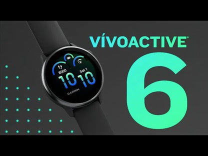 Montre Connectée Garmin Vívoactive 6 Lunar Gold avec bracelet ivoire